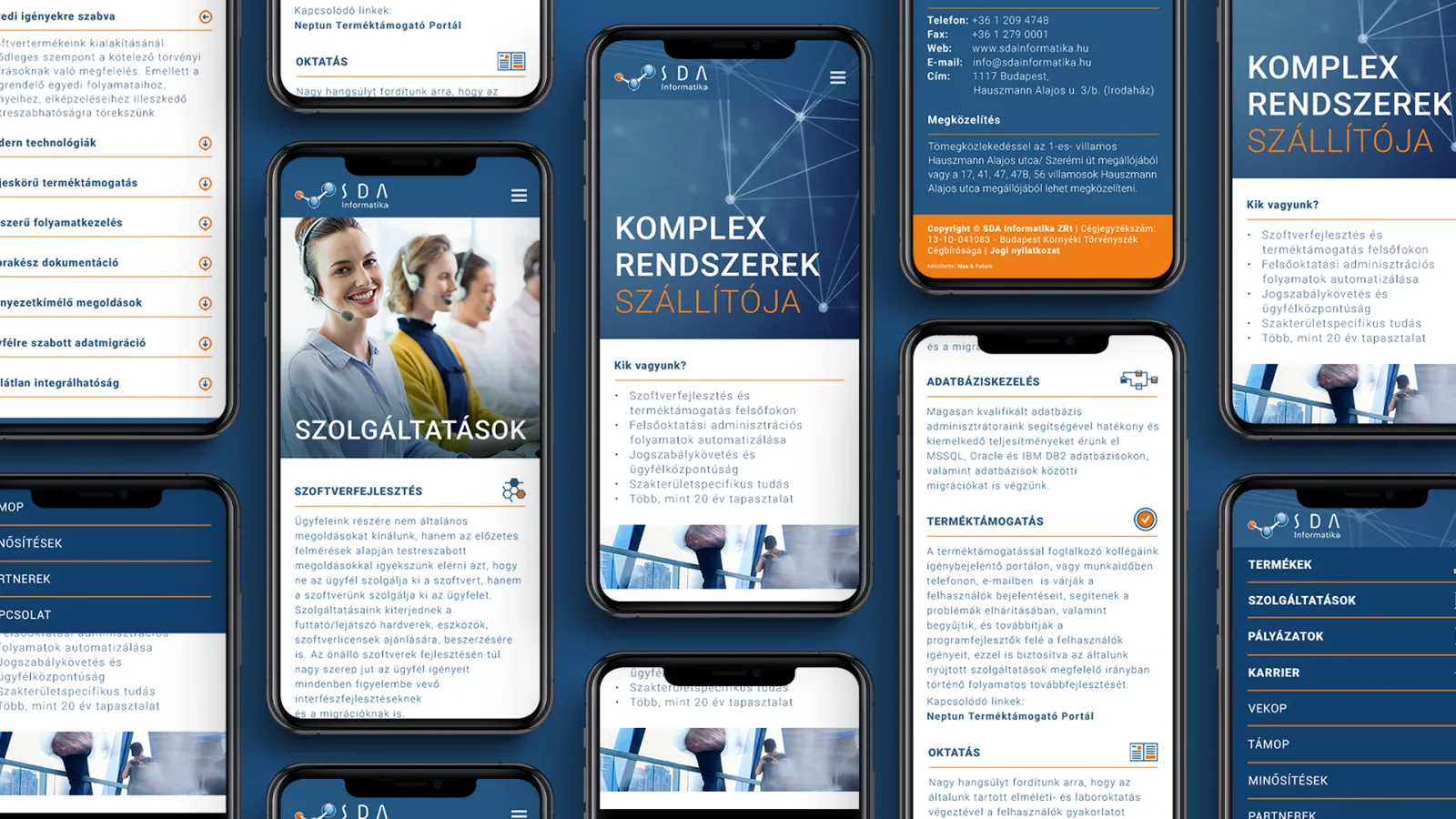 Telefonok SDA szolgáltatás háttérrel