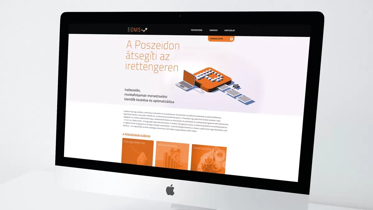 SDA DMS web- és prospektus tervezés