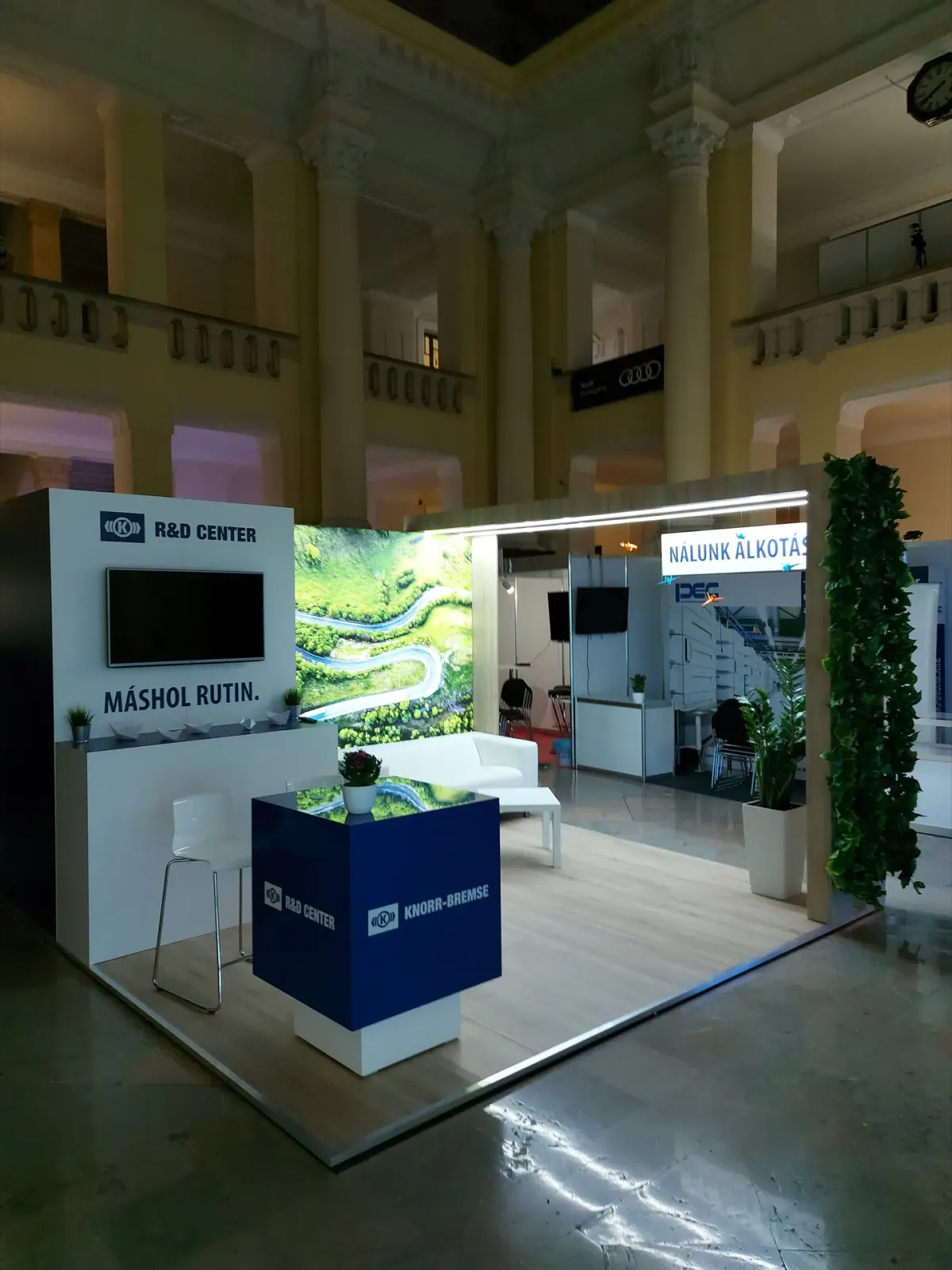 Knorr-Bremse stand a HVG állásbörzén