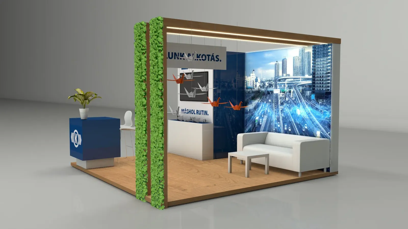 Knorr-Bremse stand vizualizáció.