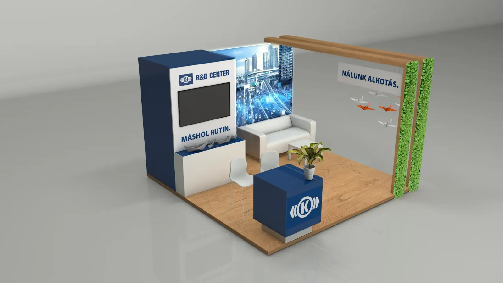 Knorr-Bremse stand a HVG állásbörzén